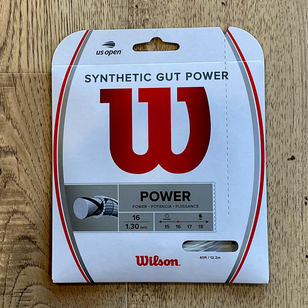 Wilson synthetic gut power 16 white