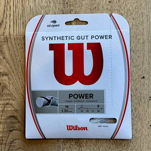 Open image in slideshow, Wilson synthetic gut power 16 white
